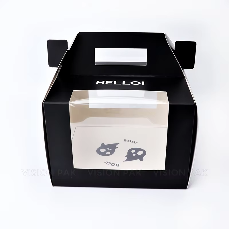 Premium Food Grade Colored Mailer Cosmetic Packaging Box Luxury Gift Folder with Window Embossed Printing